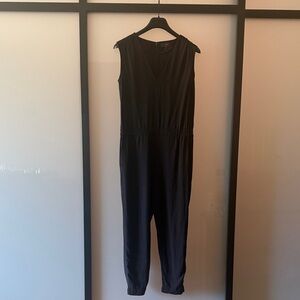 J. Crew Black Sleeveless V-Neck Jumpsuit